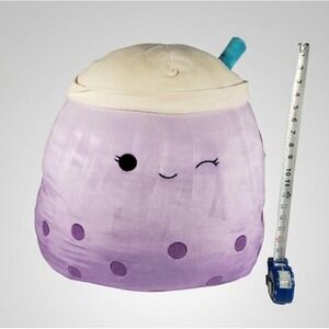 Squishmallows Poplina Purple Boba Tea Plush 16 Inch Large Stuffed Animal Toy Exc